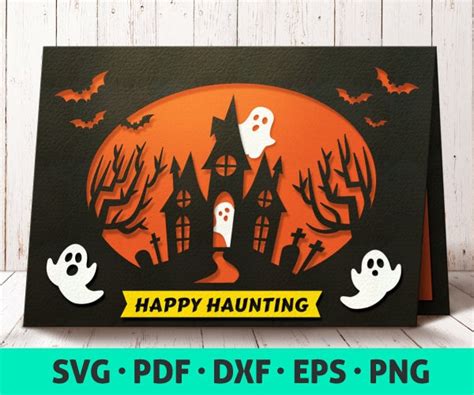 Download 280+ Halloween Card SVG Creativefabrica